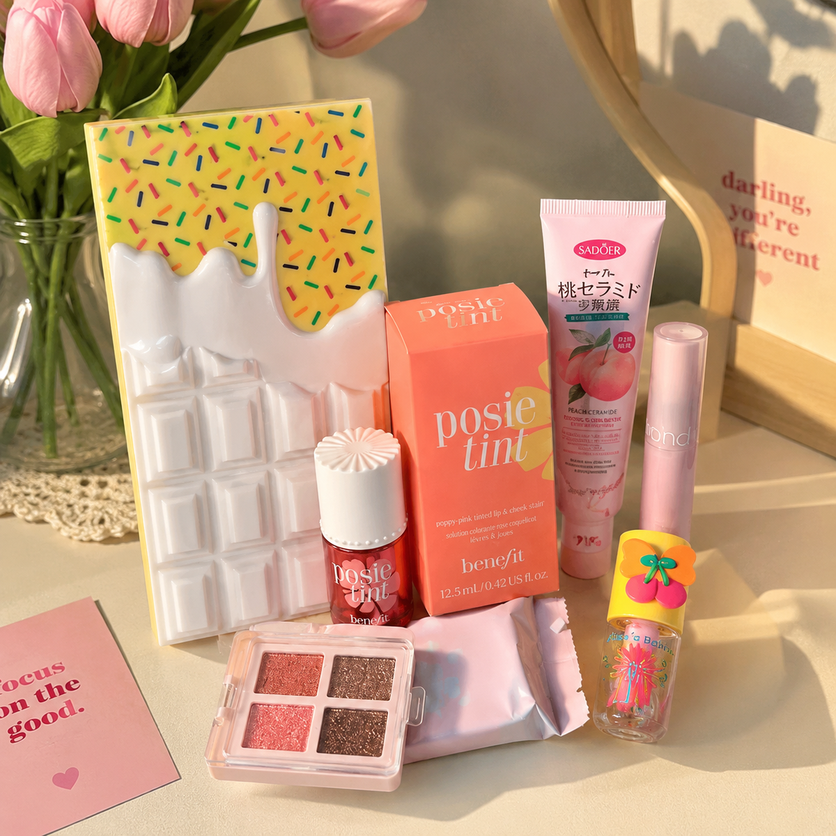 Ultimate Aesthetic Beauty & Makeup Deal Box – Trending Makeup & Self-Care Gift Set