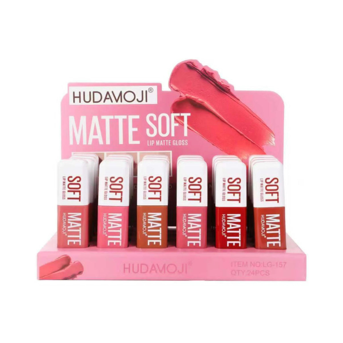 Hudamoji Soft Matte Lip Gloss & Liquid Lipstick – Velvety Long-Lasting Lip Color